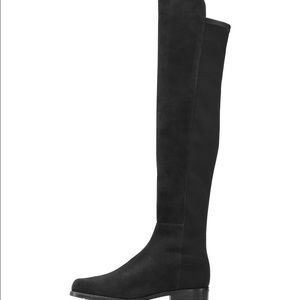 Stuart Weitzman 50/50 boots black suede